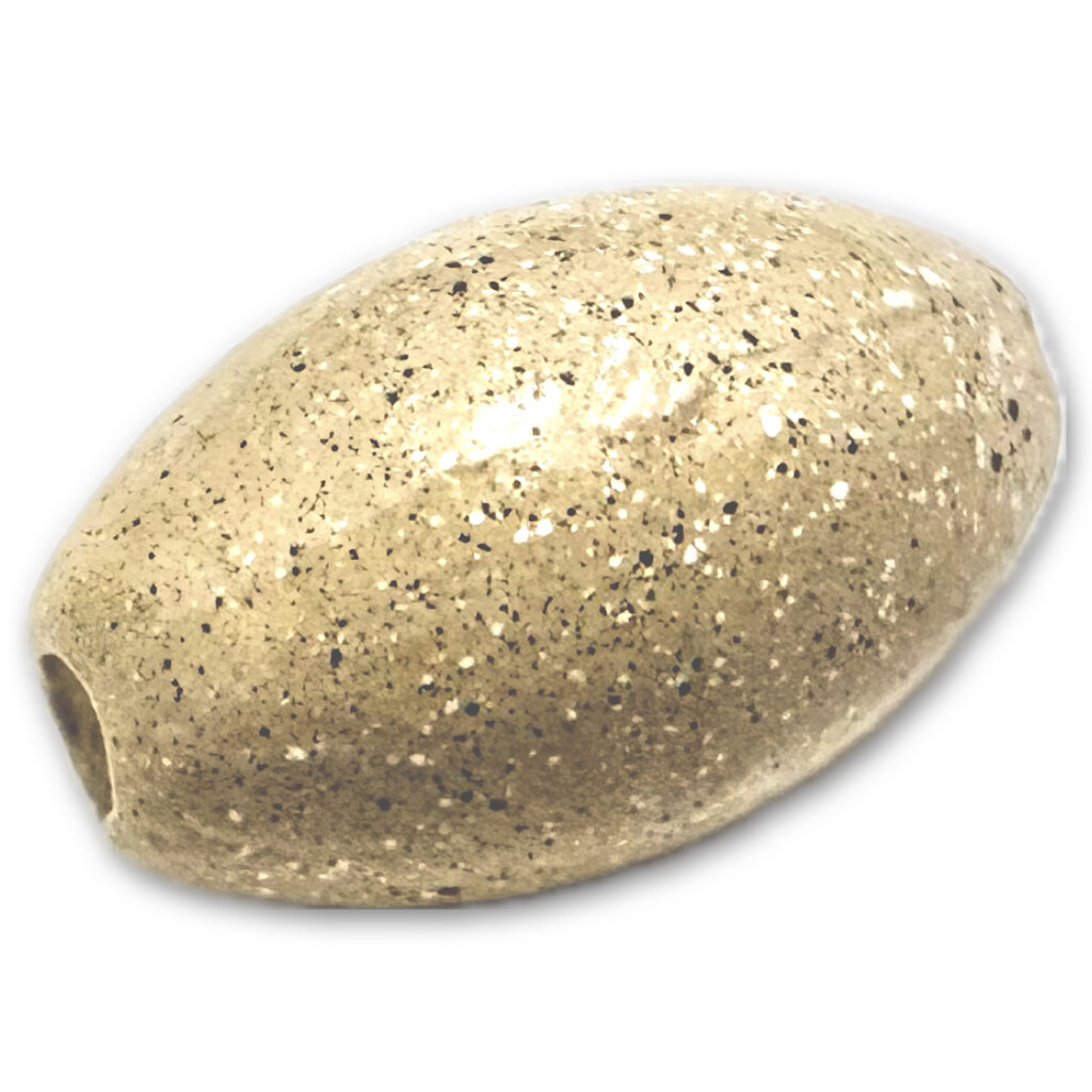 sand camouflage egg sinkers | surf fishing sliding weights (1/2oz – 1oz)