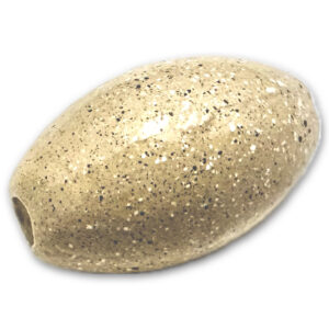 sand camouflage egg sinkers | surf fishing sliding weights (1/2oz – 1oz)